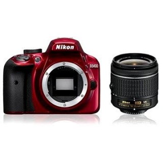 Nikon D3400 červený + 18–55 mm AF-P VR