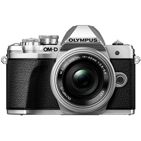 Olympus E-M10 Mark III strieborný/strieborný + ED 14–42 mm EZ