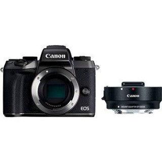 Canon EOS M5 telo čierny + adaptér EF-EOS M