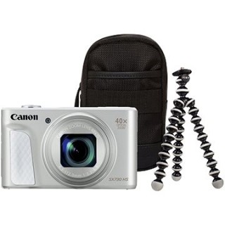 Canon PowerShot SX730 HS strieborný Travel Kit