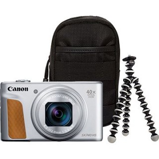 Canon PowerShot SX740 HS strieborný Travel kit