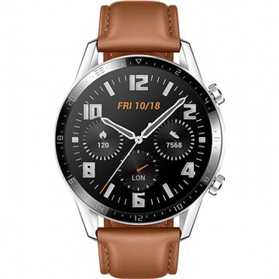 Huawei Watch GT 2 Brown Leather Strap