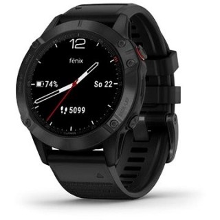 Garmin Fenix 6 Glass, Black/Black Band (MAP/Music)