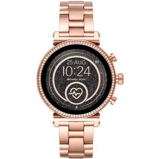 Michael Kors Sofie Heart Rate Rose Gold-Tone