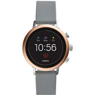 Fossil Venture HR Gray Silicone