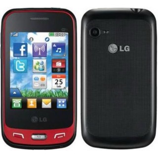 LG T565b Viper Black/Red - použitý
