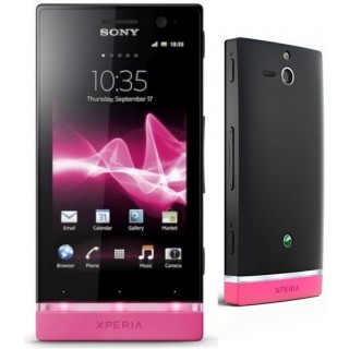 Sony Xperia U (ST25i) Black/Pink s logom Orange - použitý