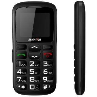 Mobilný telefón Aligator A430, čierno-šedý