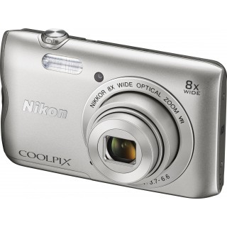 Fotoaparát Nikon Coolpix A300, strieborný