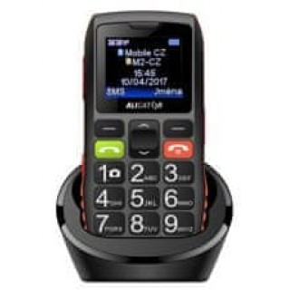 Mobilný telefón Aligator A440 Senior, Dual SIM, oranžovo-čierny