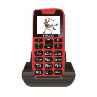 Mobilný telefón Evolveo EasyPhone EP 500, červený
