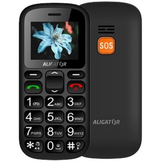 Mobilný telefón Aligator A321 Senior, čierny
