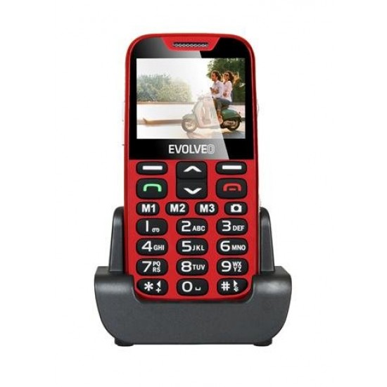 Mobilný telefón Evolveo EasyPhone XD, červený