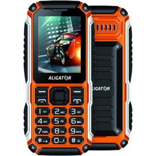 Mobilný telefón Aligator R30 extrémov, Dual SIM, čierno-oranžový