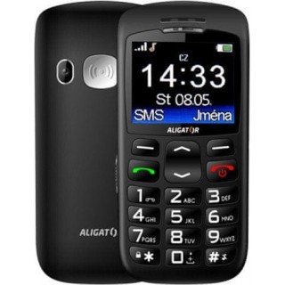 Mobilný telefón Aligator A670 Senior, čierny