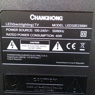 CHANGHONG LED32E2300H